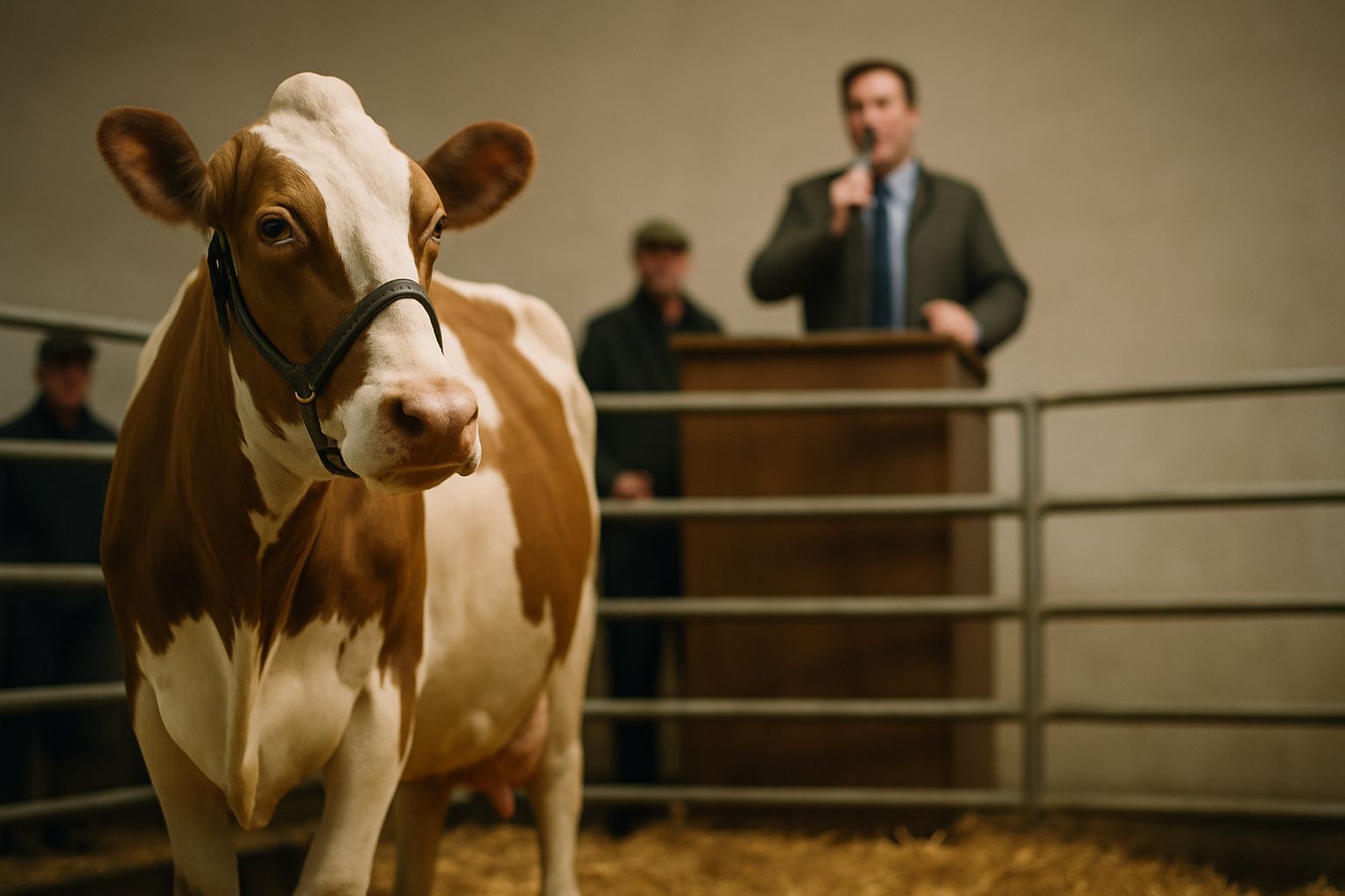 Dairy cattle auction hero banner