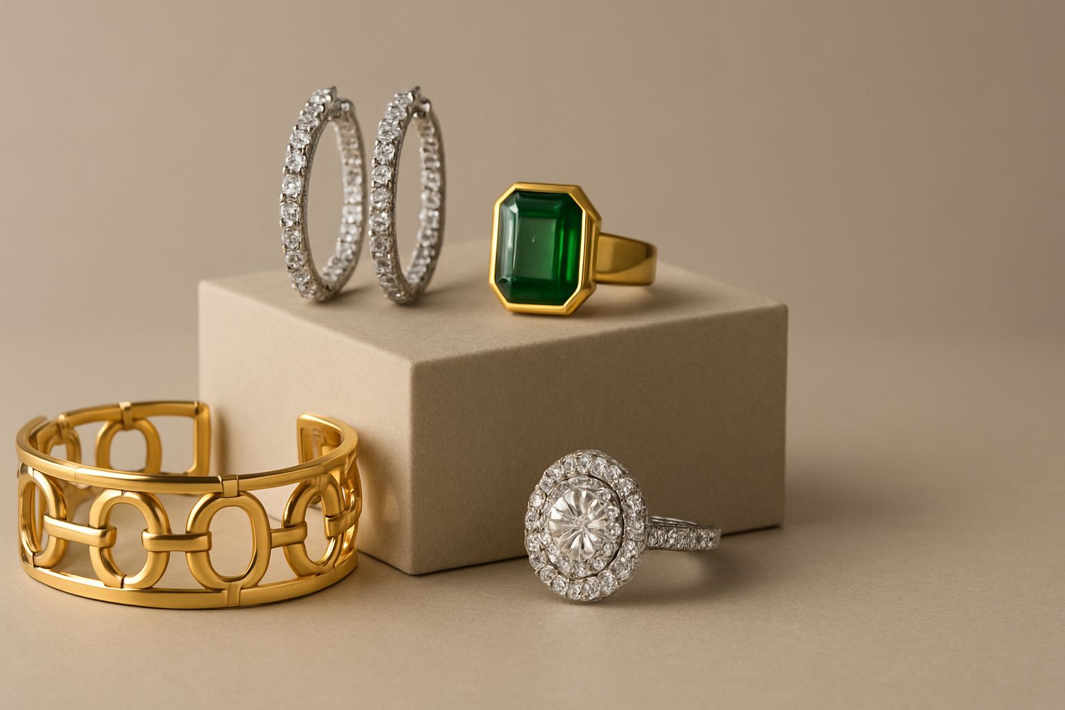 Designer jewelry auction hero banner