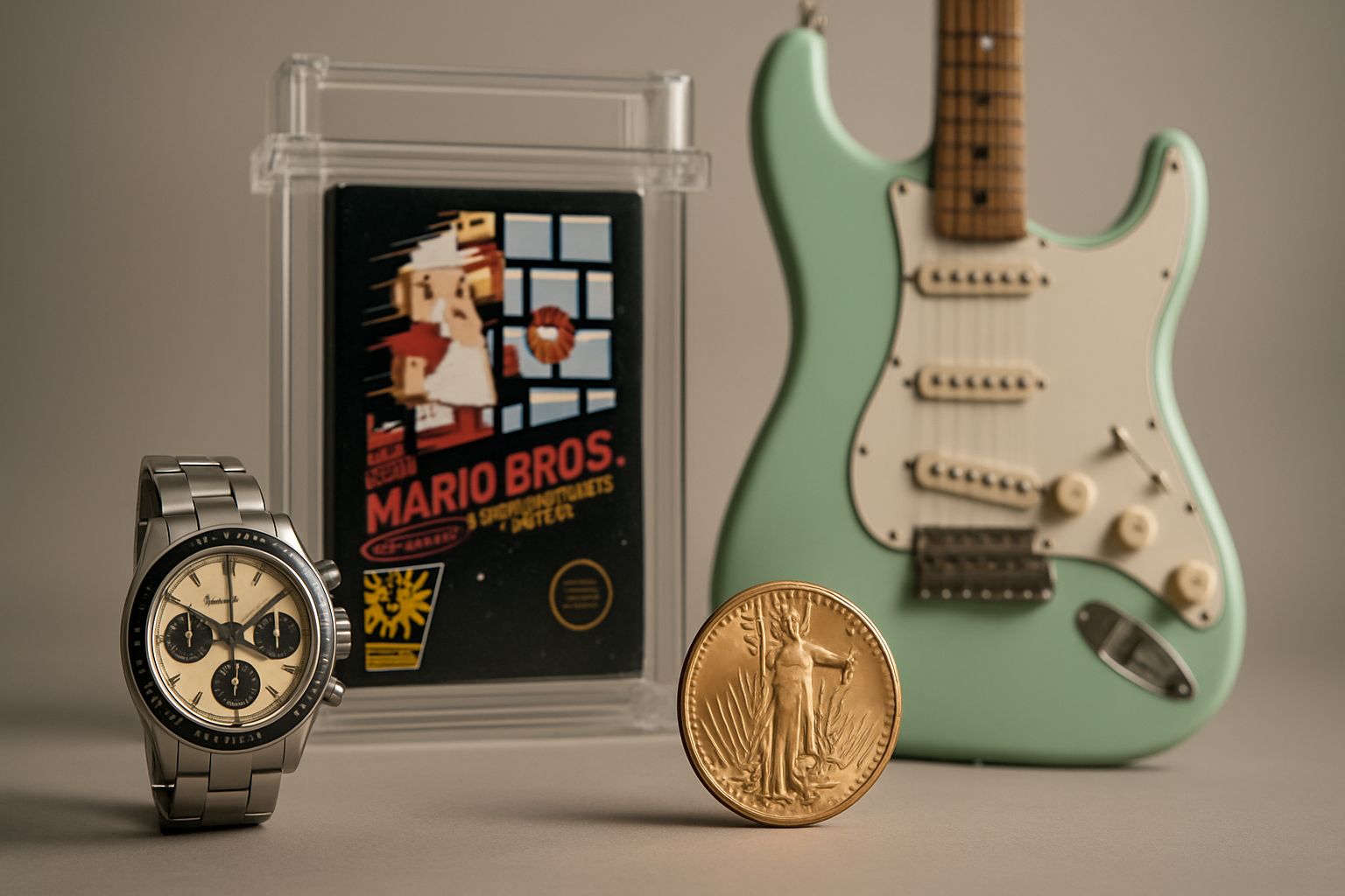 Rare auction hero banner