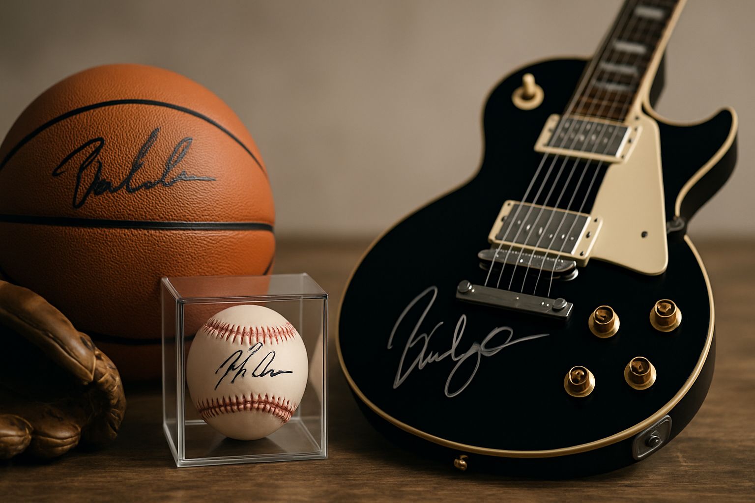 Signed auction hero banner